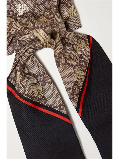 gucci silk tie scarf